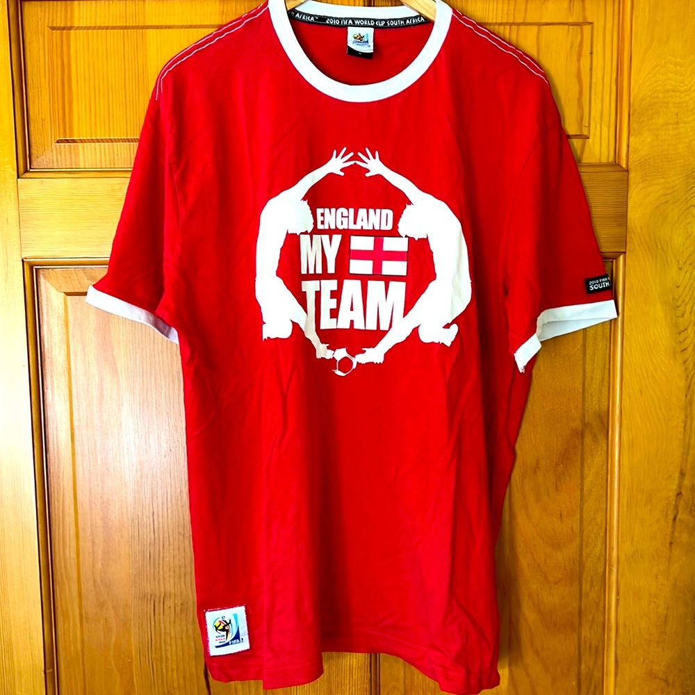 England XL 2010 official FIFA world cup soccer shirt